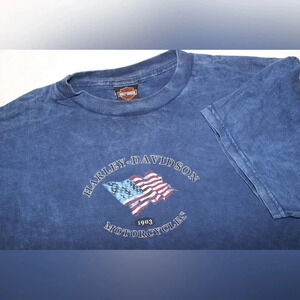 Vintage Harley Davidson Unisex Graphic Shirt Sleeve Made in USA T-Shirt Size XL